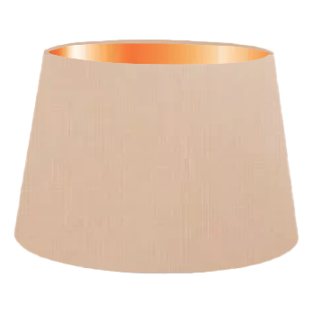 Salmon Cotton French Drum Lampshade