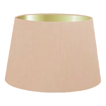 Salmon Cotton French Drum Lampshade