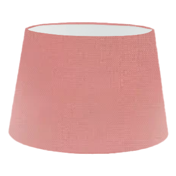 Salmon Silk French Drum Lampshade