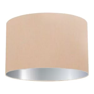 Salmon Cotton Drum Lampshade