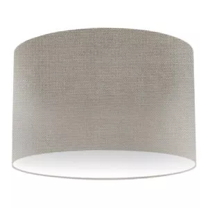 Silver Birch Silk Drum Lampshade