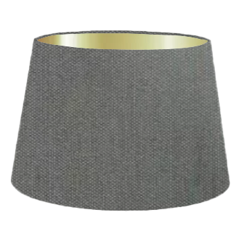 Silver Grey Cotton French Drum Lampshade