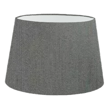 Silver Grey Cotton French Drum Lampshade