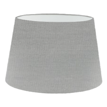 Silver Silk French Drum Lampshade