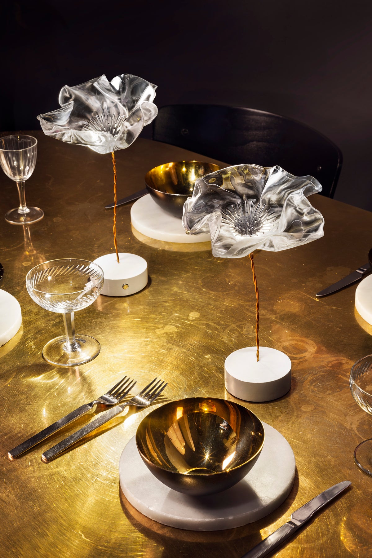 La Fleur Portable Table Lamp