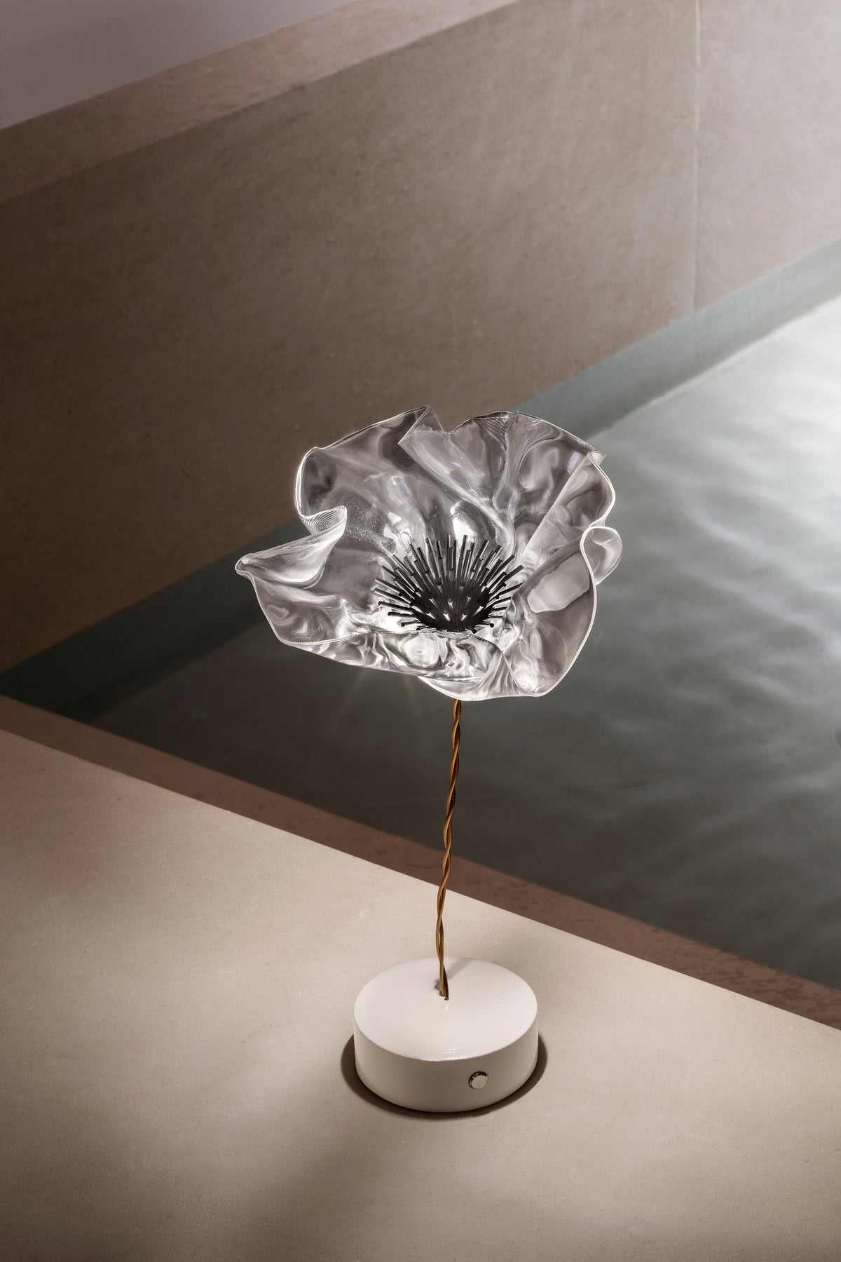 La Fleur Portable Table Lamp