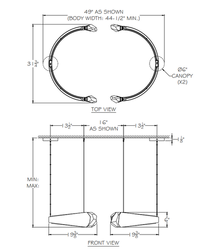 Strata Round Pendant