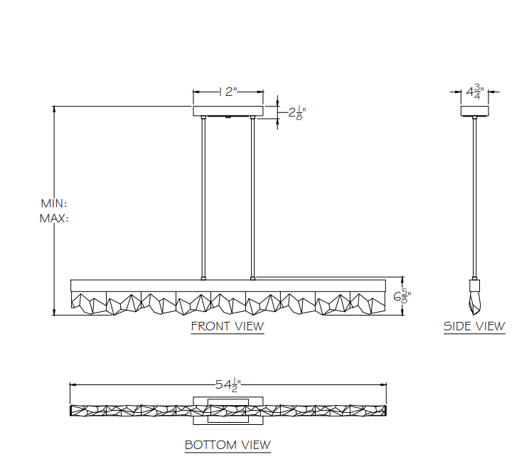 Strata Linear Pendant