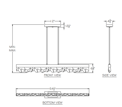 Strata Linear Pendant