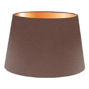 Taupe Silk French Drum Lampshade