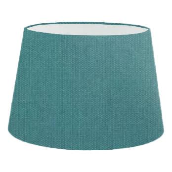 Turquoise Cotton French Drum Lampshade