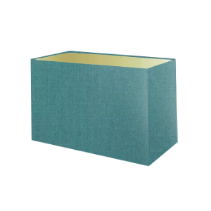 Turquoise Cotton Rectangle Lampshade