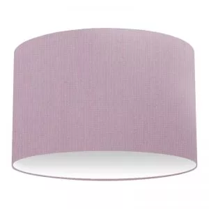 Violet Cotton Drum Lampshade