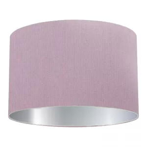 Violet Cotton Drum Lampshade