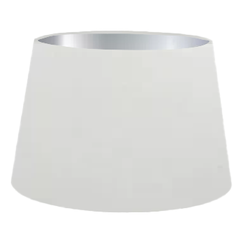 White Cotton French Drum Lampshade