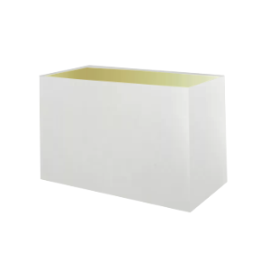 White Cotton Rectangle Lampshade