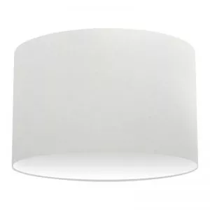 White Cotton Drum Lampshade