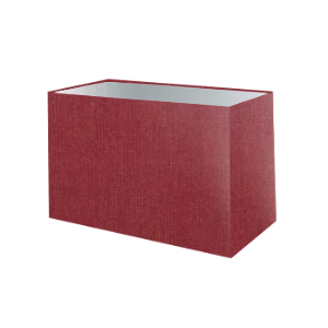 Wine Red Cotton Rectangle Lampshade