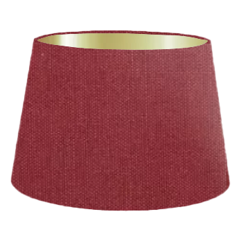 Wine Red Cotton French Drum Lampshade