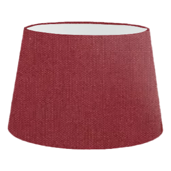 Wine Red Cotton French Drum Lampshade