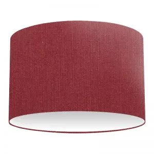 Wine Red Cotton Drum Lampshade