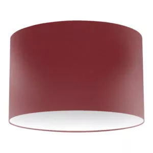 Wine Silk Drum Lampshade