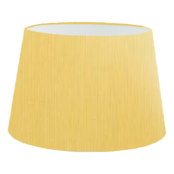 Yellow Cotton French Drum Lampshade