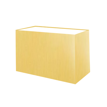 Yellow Cotton Rectangle Lampshade