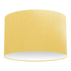 Yellow Cotton Drum Lampshade