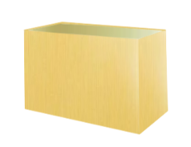 Yellow Cotton Rectangle Lampshade