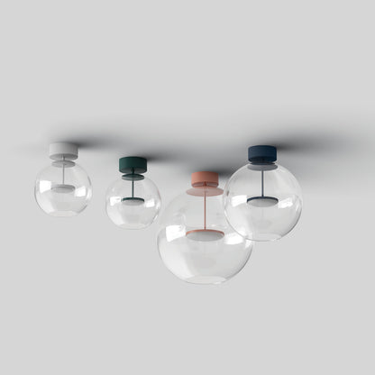 Cristalbolla_S Glass Ceiling Light