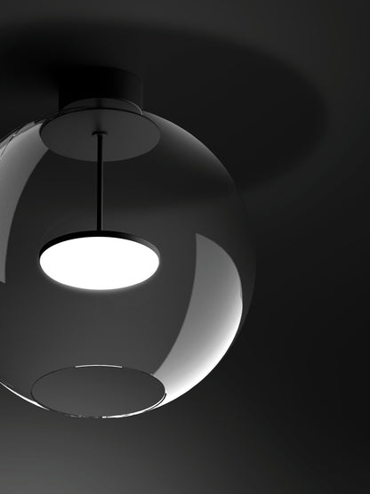 Cristalbolla_S Glass Ceiling Light