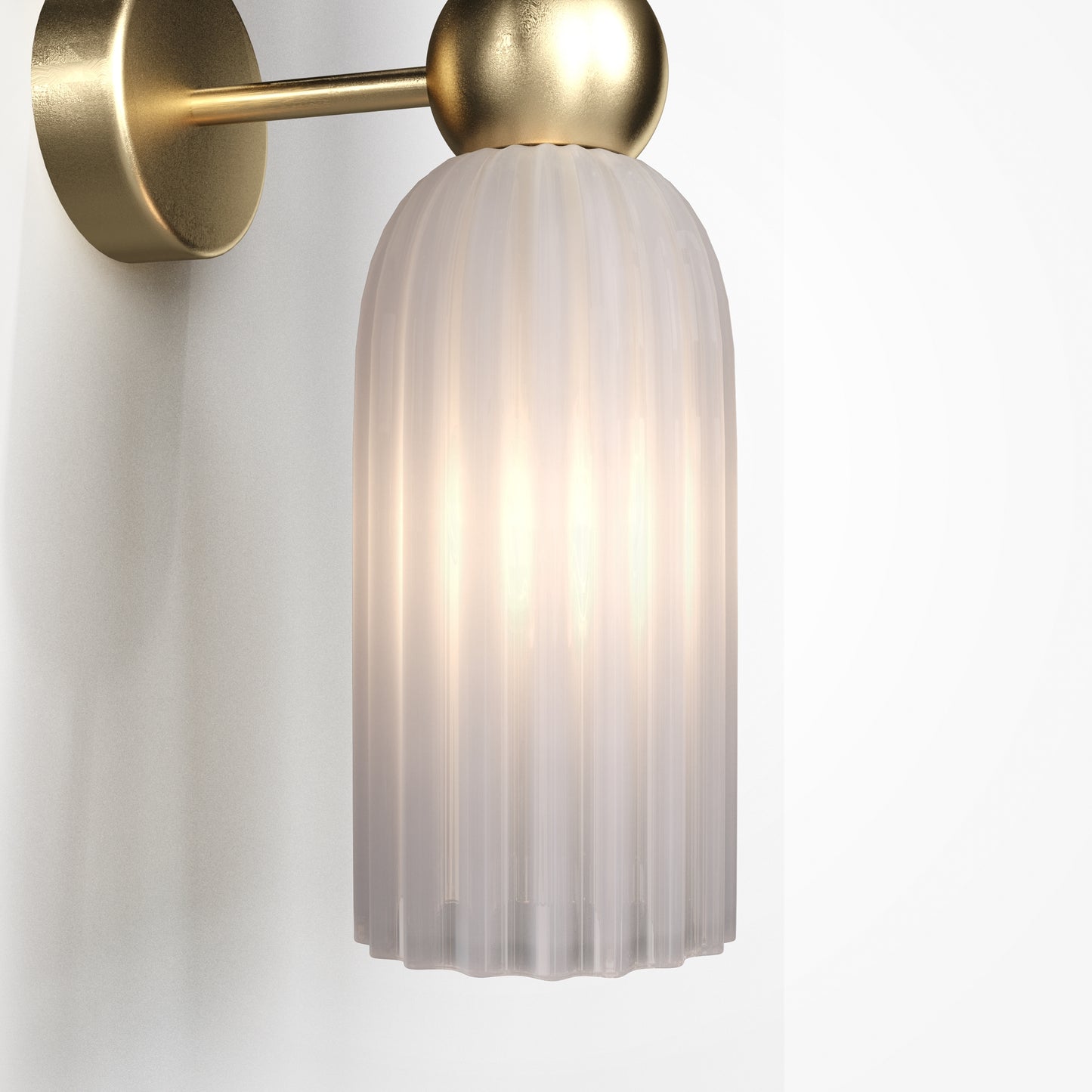 Antic Glass Wall Light