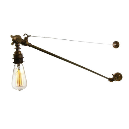 Manick Industrial Swing Arm Adjustable Wall Light