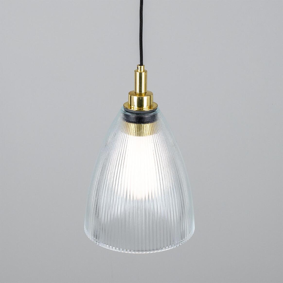 Brooke Prismatic Glass Pendant Light IP65