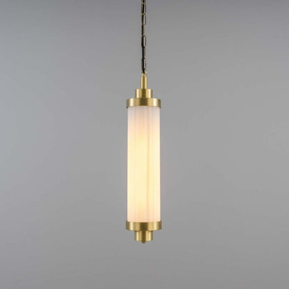 Louise Vintage Glass and Brass Bathroom Pendant IP44
