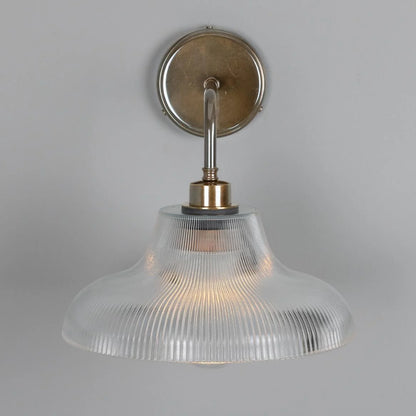 Mono Bathroom Vintage Railway Glass Wall Light IP65