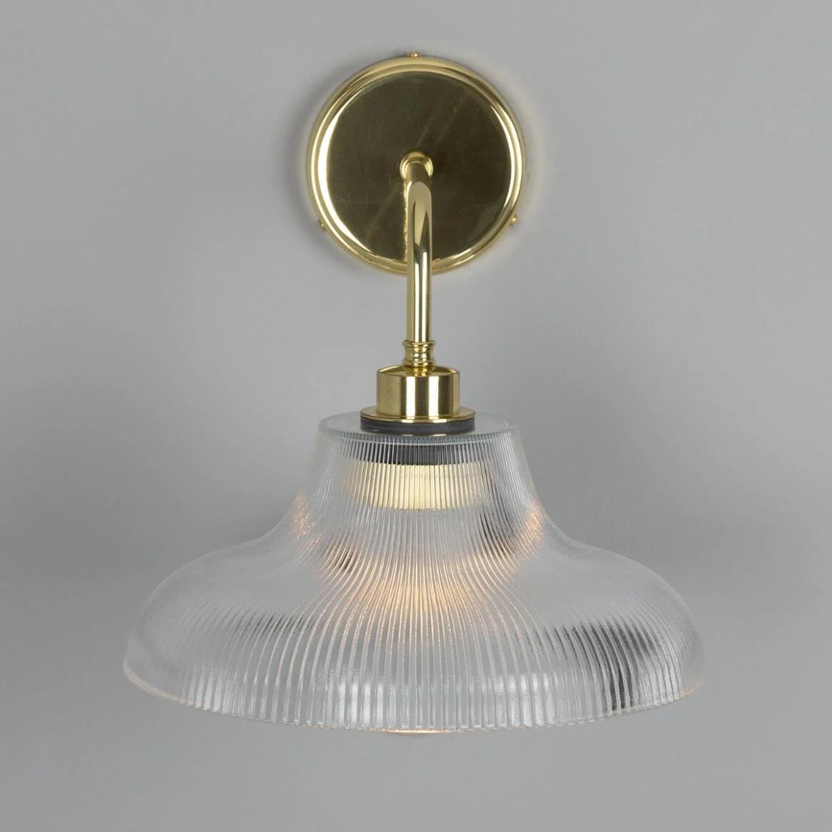 Mono Bathroom Vintage Railway Glass Wall Light IP65