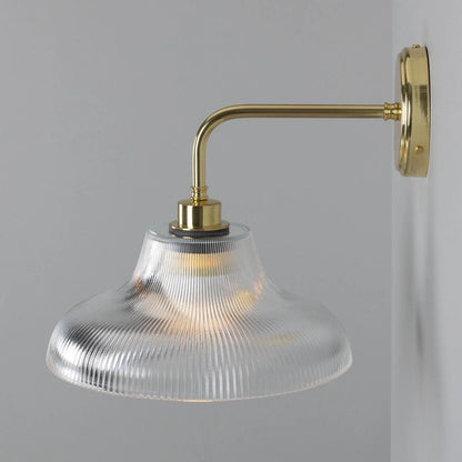 Mono Bathroom Vintage Railway Glass Wall Light IP65