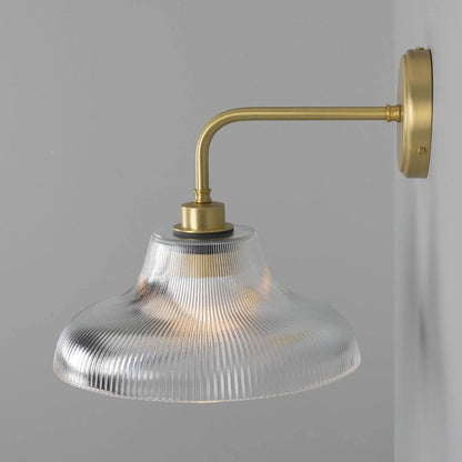 Mono Bathroom Vintage Railway Glass Wall Light IP65