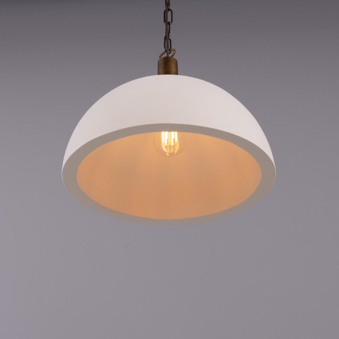 Kauri Organic Ceramic Dome Pendant Light