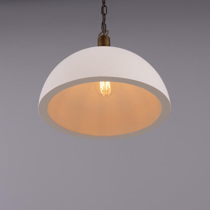 Kauri Organic Ceramic Dome Pendant Light