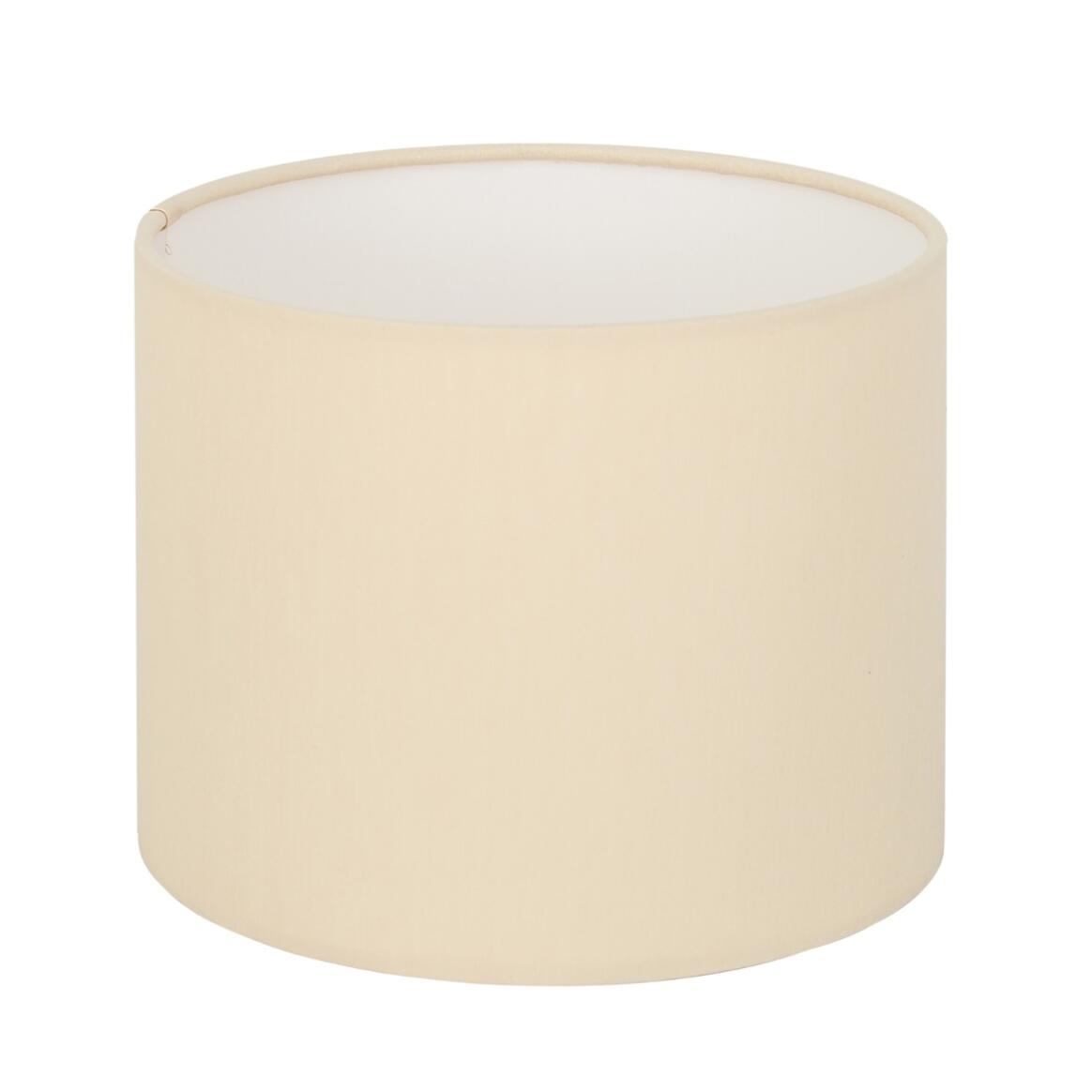 Bangor Modern Brass Wall Light with Drum Fabric Shade