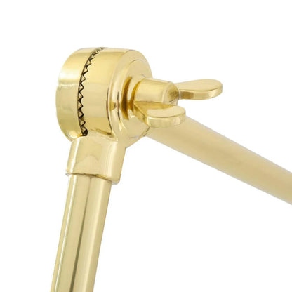 Nico Vintage Adjustable Arm Picture Light with Brass Shade