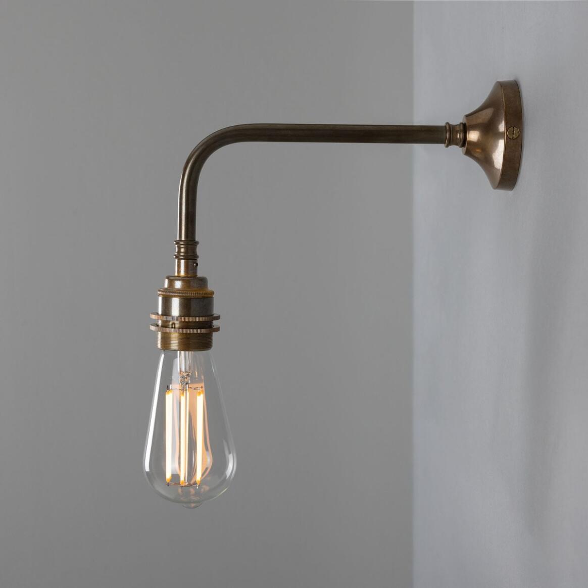 Lome Vintage Bare Bulb Wall Light