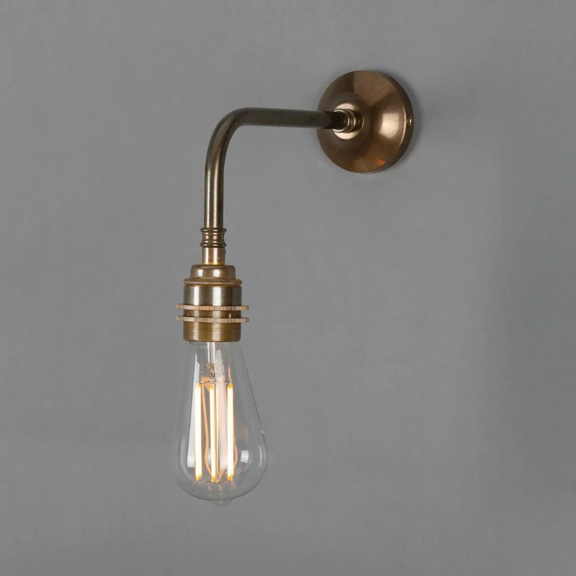 Lome Vintage Bare Bulb Wall Light