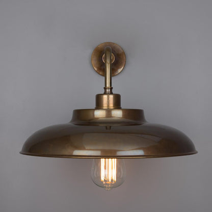 Telal Industrial Brass Factory Wall Light