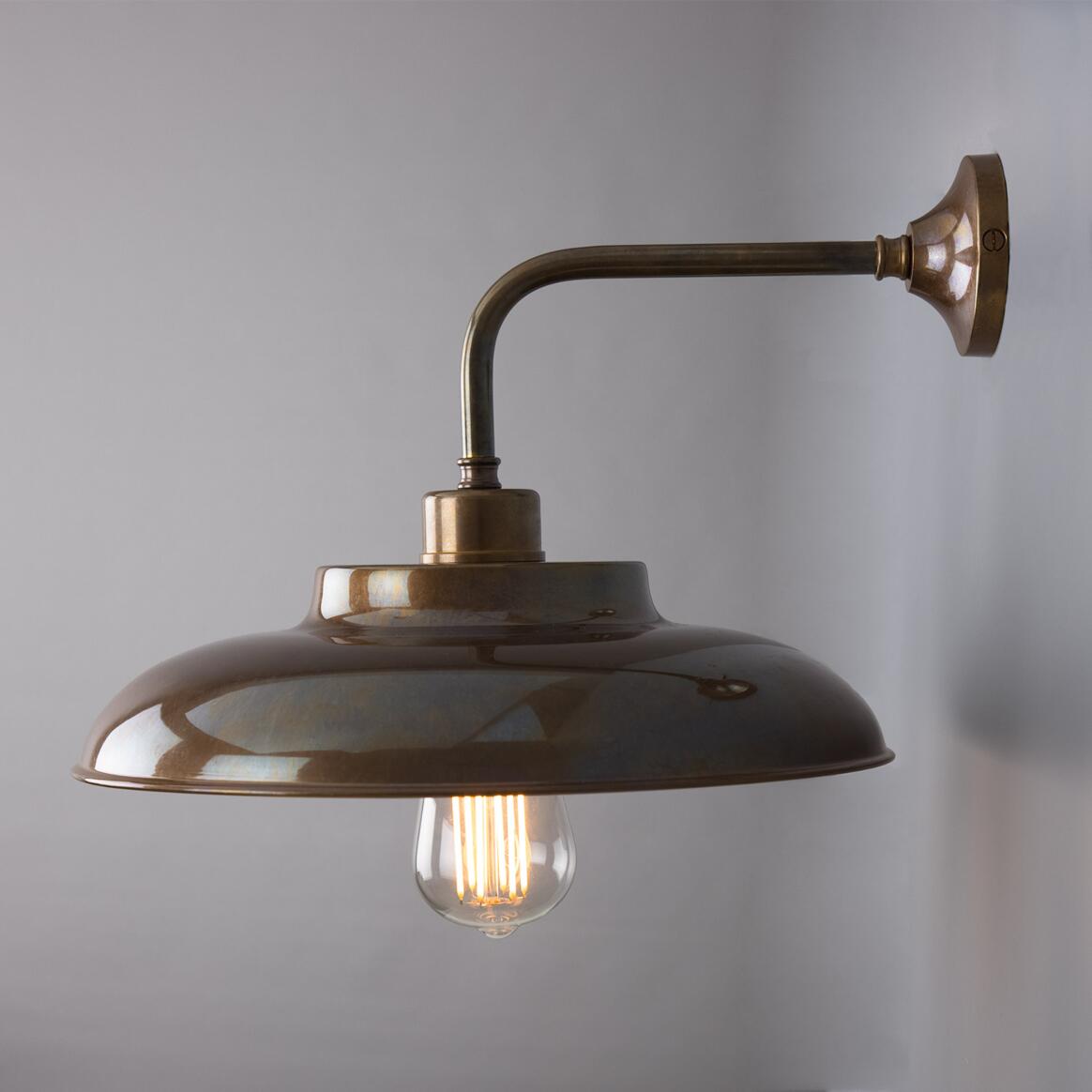 Telal Industrial Brass Factory Wall Light