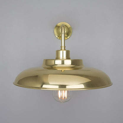 Telal Industrial Brass Factory Wall Light