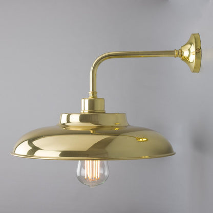 Telal Industrial Brass Factory Wall Light